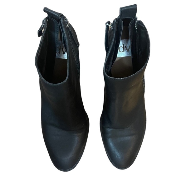 DV by Dolce Vita Black "Jameson" Double Zip Booties - Picture 5 of 13